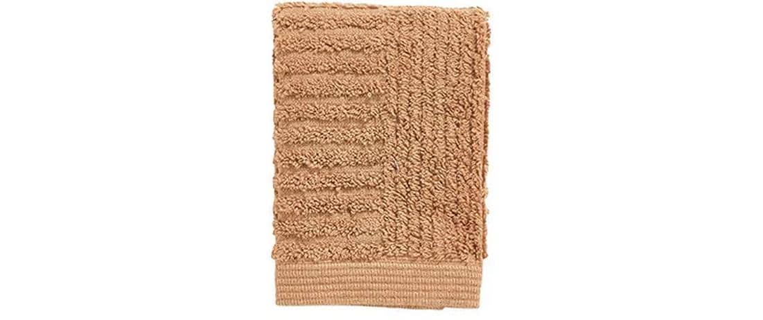 Zone Denmark Waschlappen Classic – 30×30 cm, 100% Baumwolle, 500 g/m², Mandarine