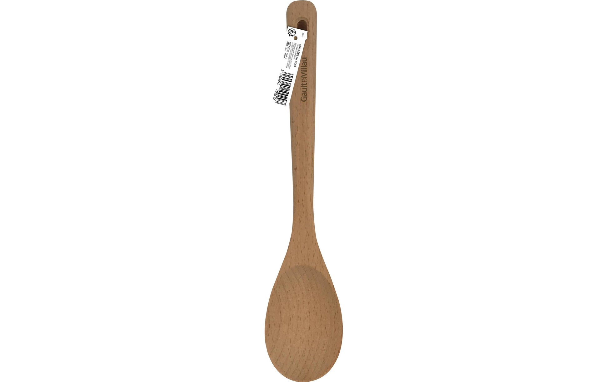 Gault Millau – Kochlöffel 32 cm, 6,5 cm breit, Holz, Braun