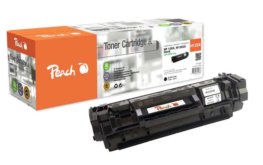 Peach Toner – schwarz, 2400 Seiten – für HP LaserJet M209d/M528c/M528z und andere