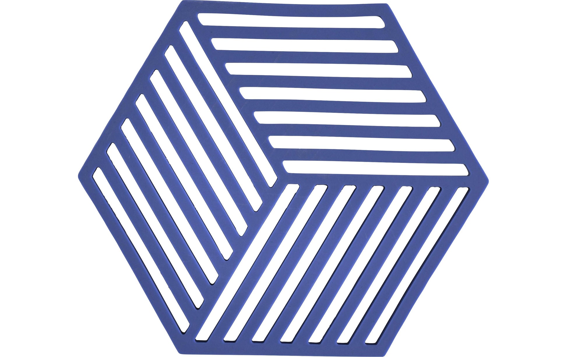 Zone Denmark Teekannen-Untersatz, Silikon, für Topf, 14 × 16 × 0,9 cm, Indigo