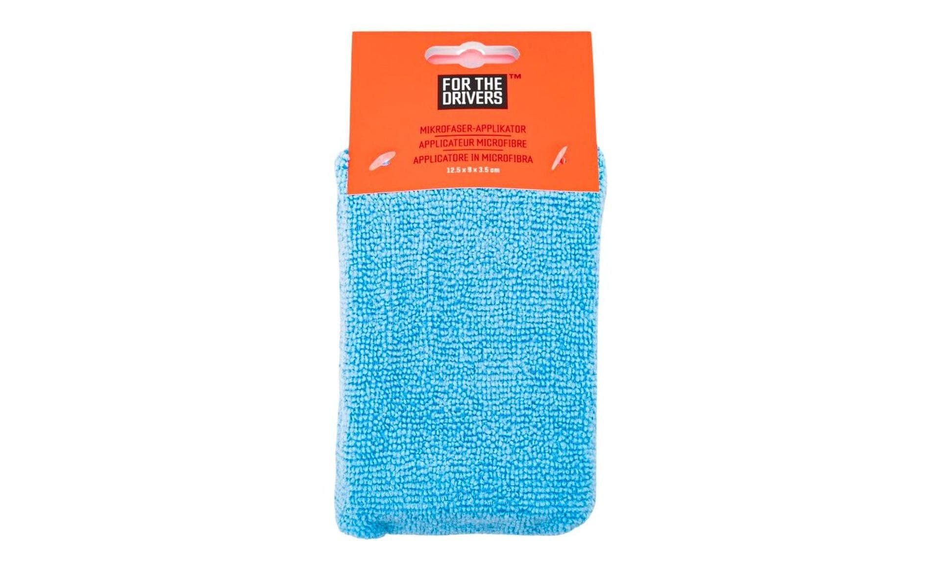 For the drivers Applikator (Reinigungsgeräte-Zubehör) – Mikrofaser, rechteckig, blau