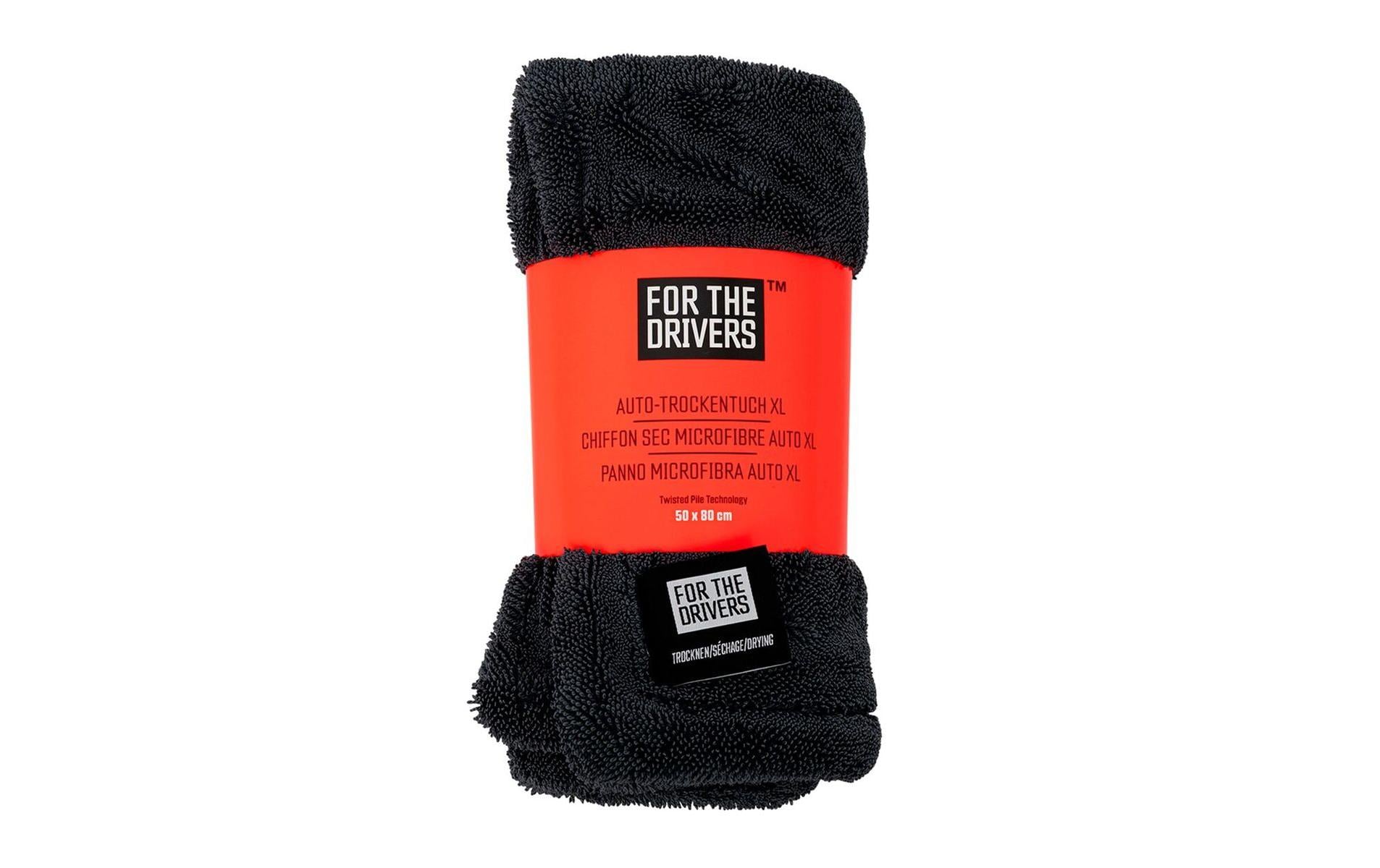 For the drivers Trocknungstuch – Silber – 50 × 80 cm