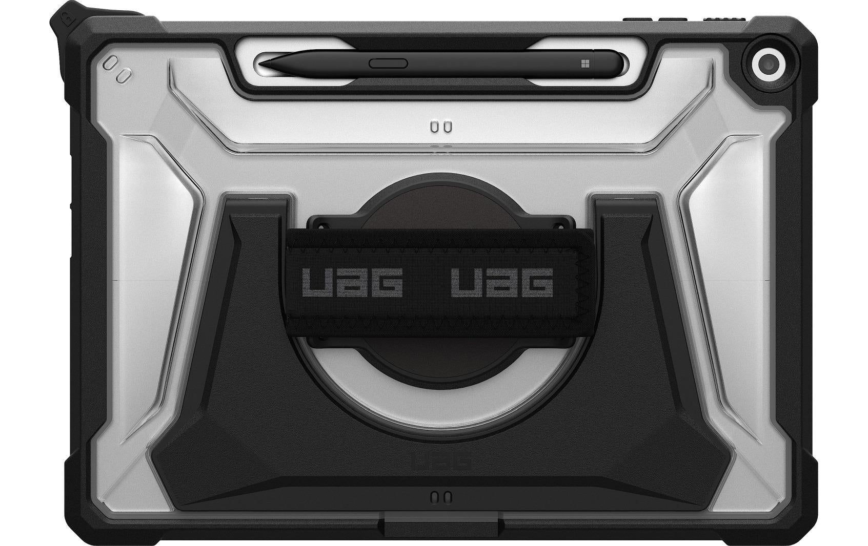 Urban Armor Gear Plasma Tablet-Hülle für Surface Pro 12" (1. Gen.) – Schwarz/Transparent
