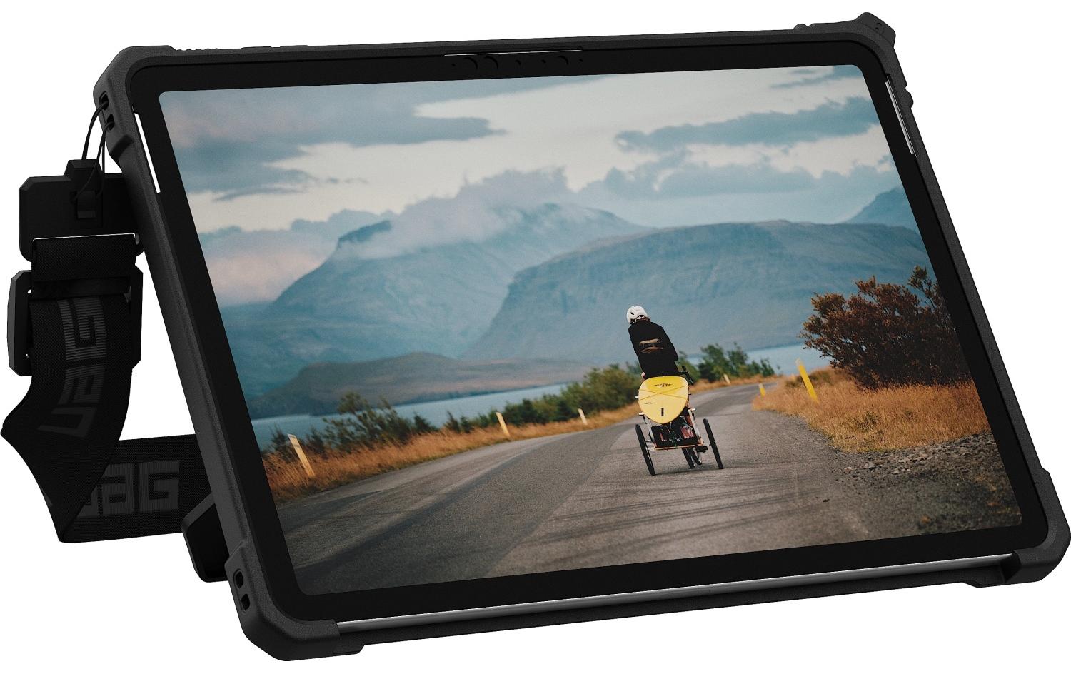 Urban Armor Gear Plasma Tablet-Hülle für Surface Pro 12" (1. Gen.) – Schwarz/Transparent