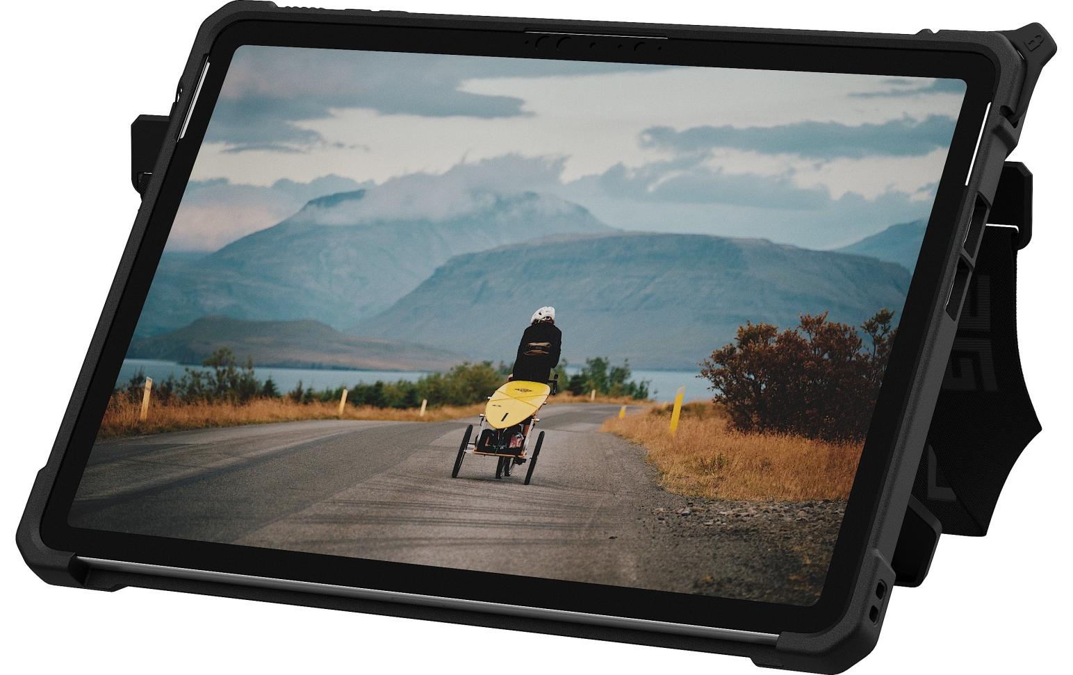 Urban Armor Gear Plasma Tablet-Hülle für Surface Pro 12" (1. Gen.) – Schwarz/Transparent