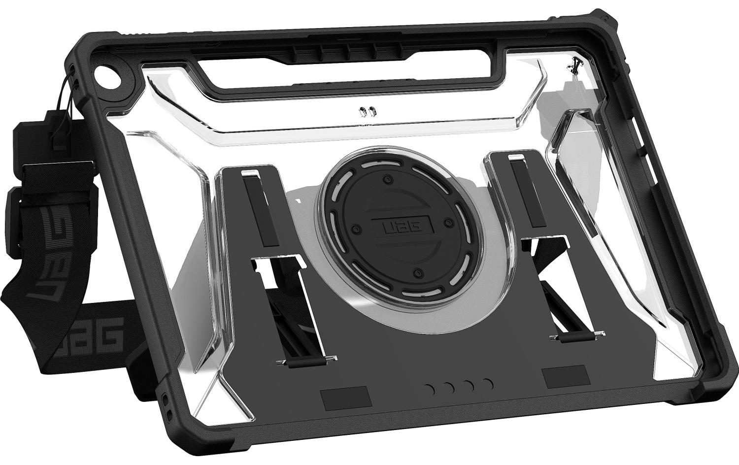 Urban Armor Gear Plasma Tablet-Hülle für Surface Pro 12" (1. Gen.) – Schwarz/Transparent