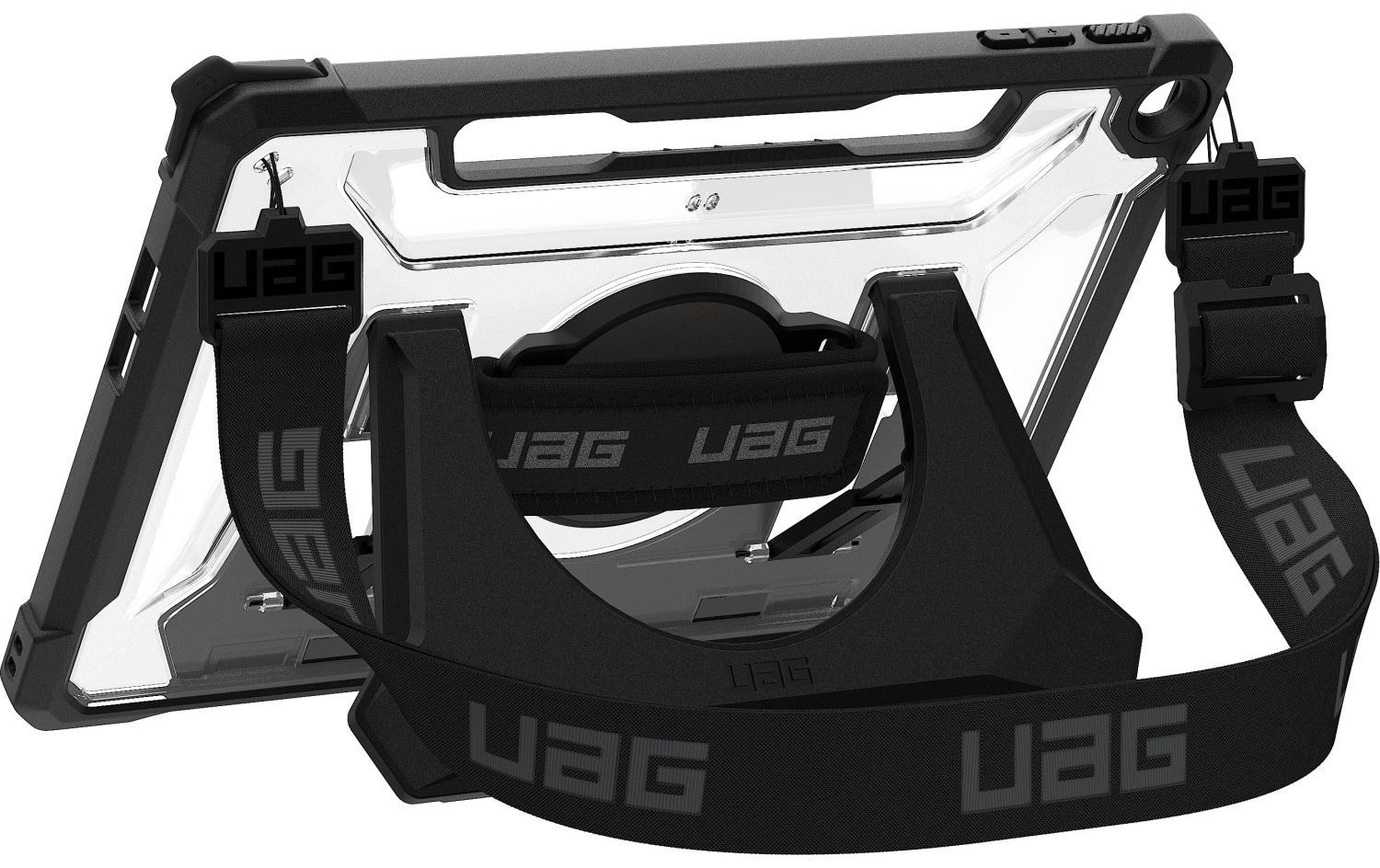 Urban Armor Gear Plasma Tablet-Hülle für Surface Pro 12" (1. Gen.) – Schwarz/Transparent