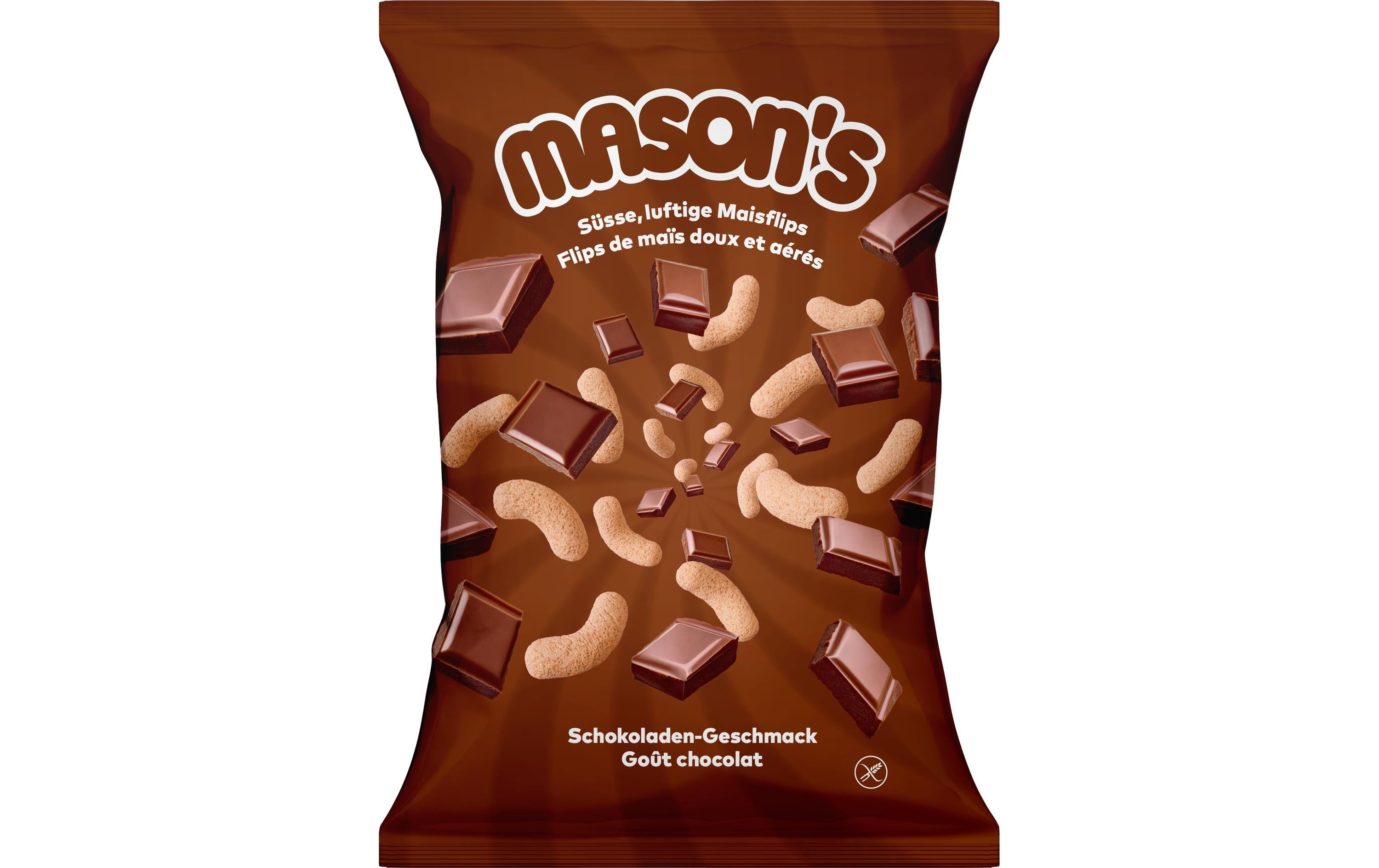 Mason's Maissnacks – Schokolade, glutenfrei – 50 g
