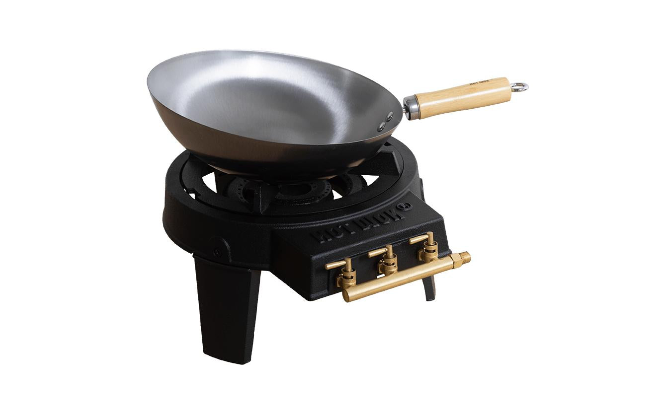 Hot Wok Gasgrill HW3812 – 12000 W, 1 Brenner, Gusseisen – Schwarz