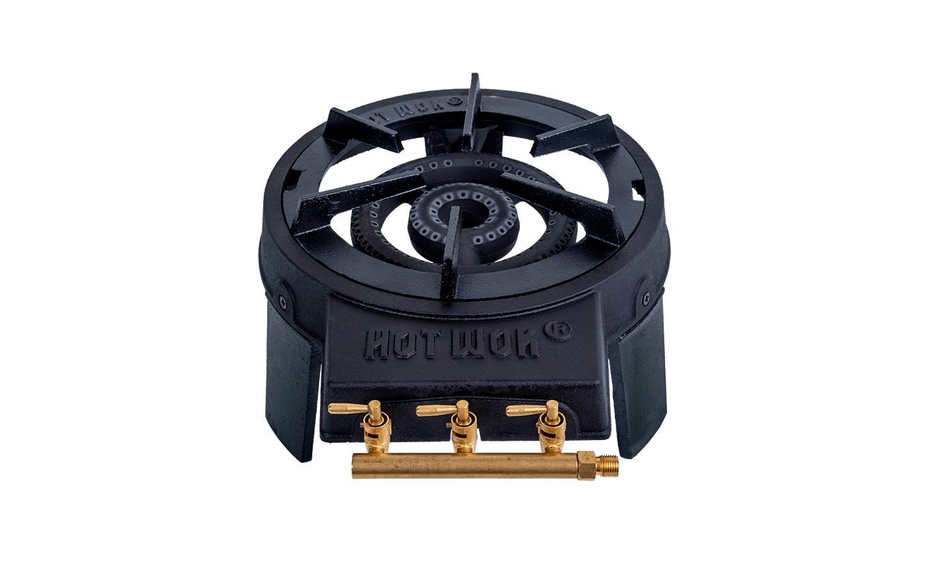 Hot Wok Gasgrill Basic HW3711 – 10 kW, 28 × 34,5 × 26 cm, Schwarz
