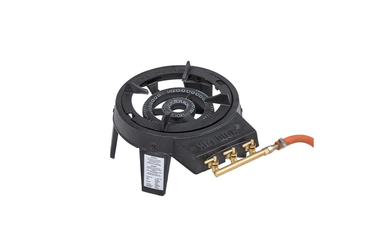 Hot Wok Gasgrill HW3812 – 12000 W, 1 Brenner, Gusseisen – Schwarz