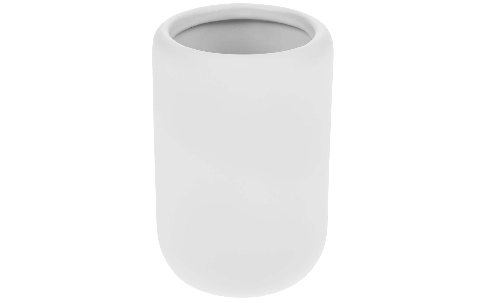 Cocon Zahnputzbecher – 7,5×7,5×12 cm, Keramik, Weiss