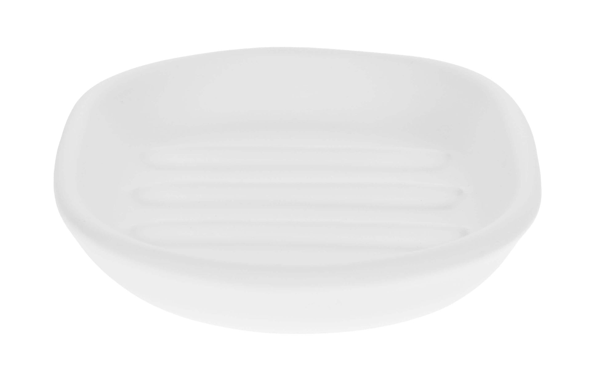 Cocon Seifenschale – Keramik, 8×12×2 cm, Weiss