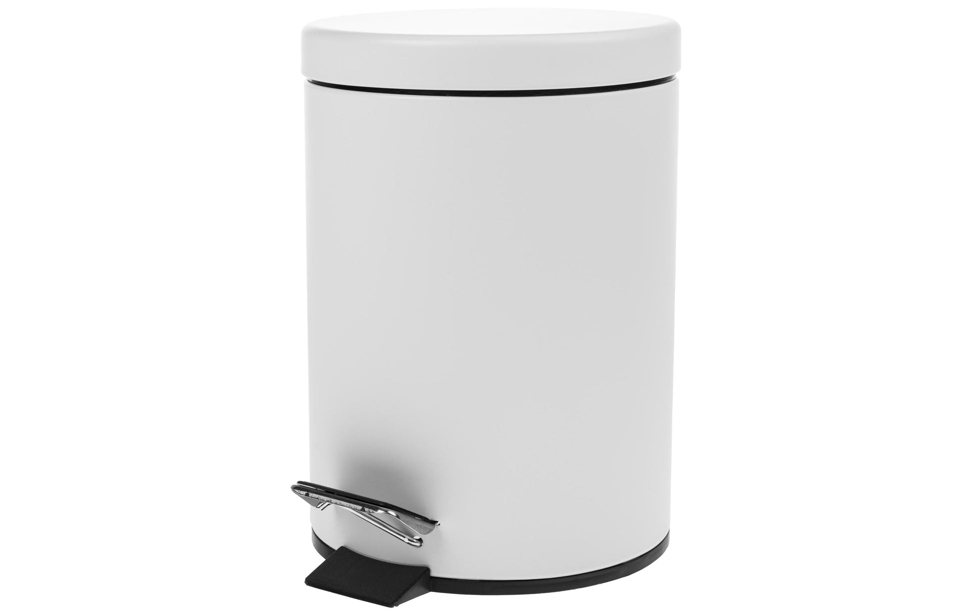 Cocon Kosmetikeimer – 3 l – Edelstahl, rund – weiss