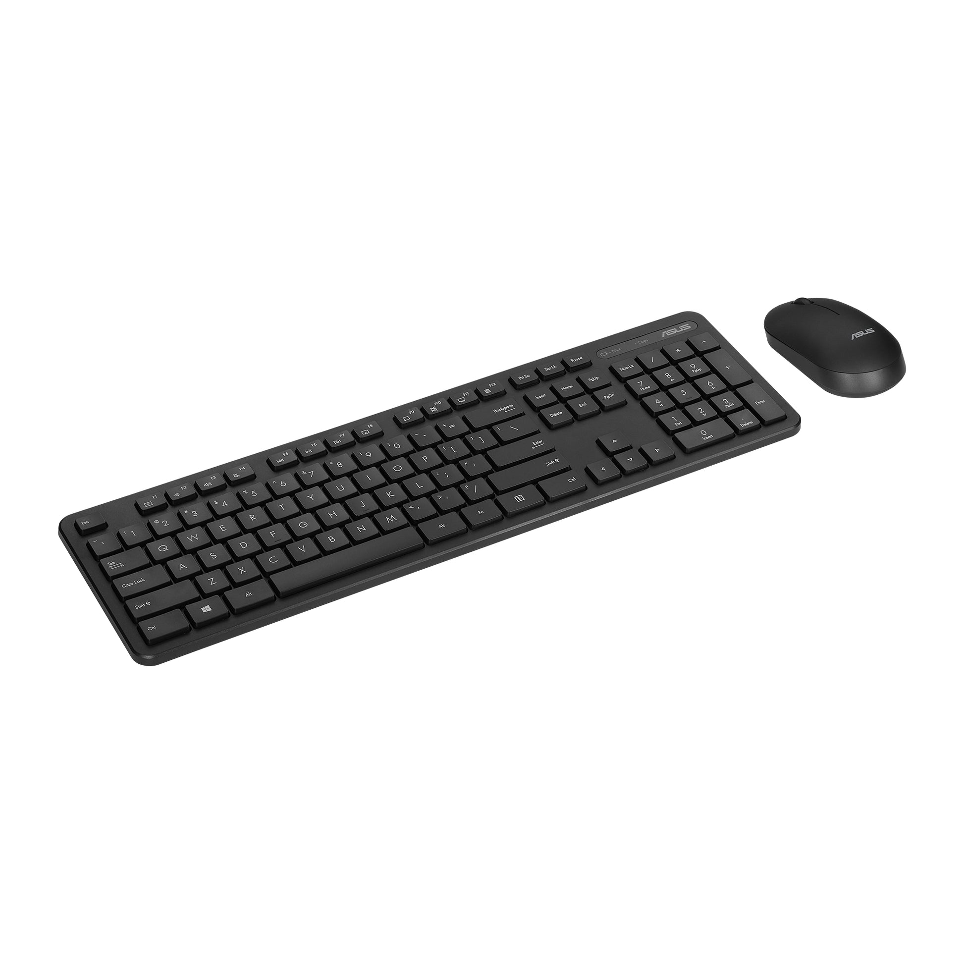 ASUS CW100 – Tastatur- und Maus-Set – 2,4 GHz USB-A (Empfänger) – Schwarz