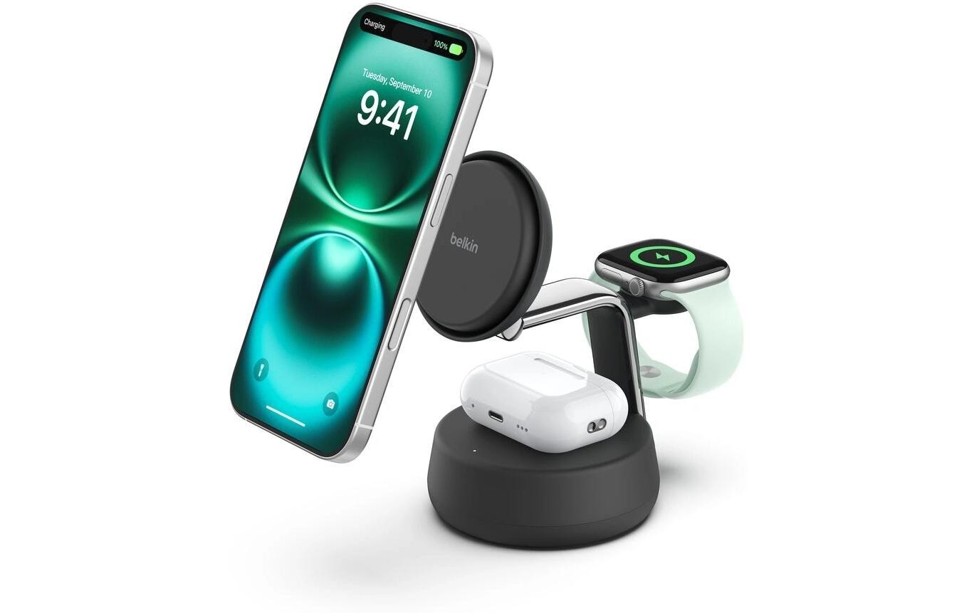 Belkin UltraCharge Pro Ladestation – 25 W, Qi, Magnetisch