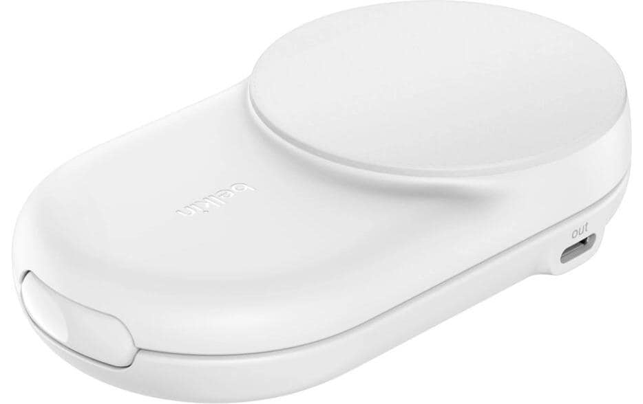 Belkin ULTRACHARGE Ladestation – 25 W, Qi2, magnetisch, klappbar, 2-in-1 – für Qi2-kompatible Geräte