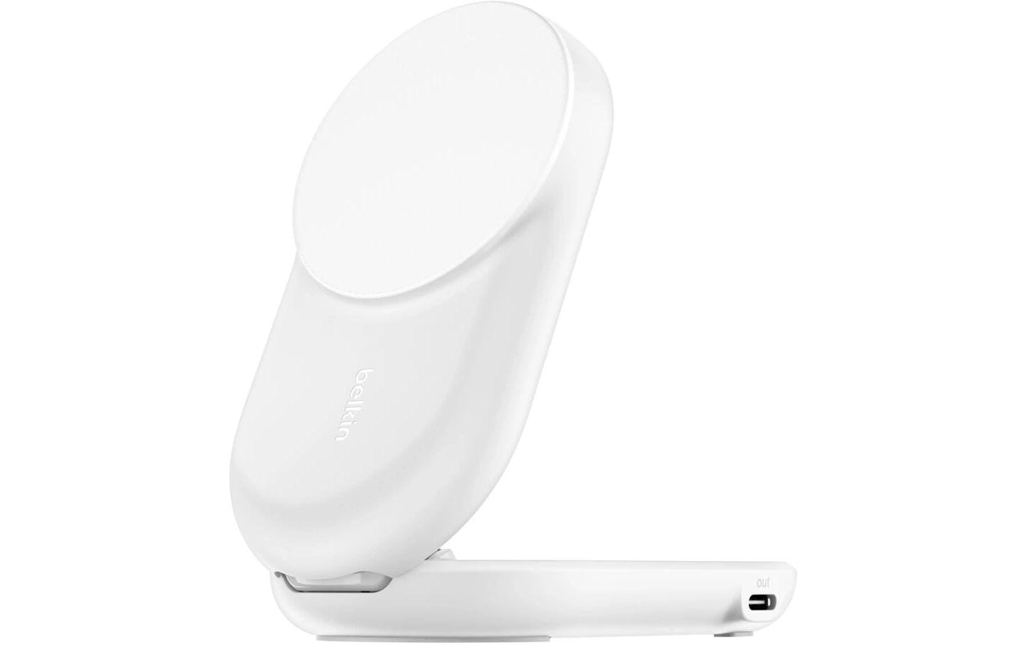 Belkin ULTRACHARGE Ladestation – 25 W, Qi2, magnetisch, klappbar, 2-in-1 – für Qi2-kompatible Geräte