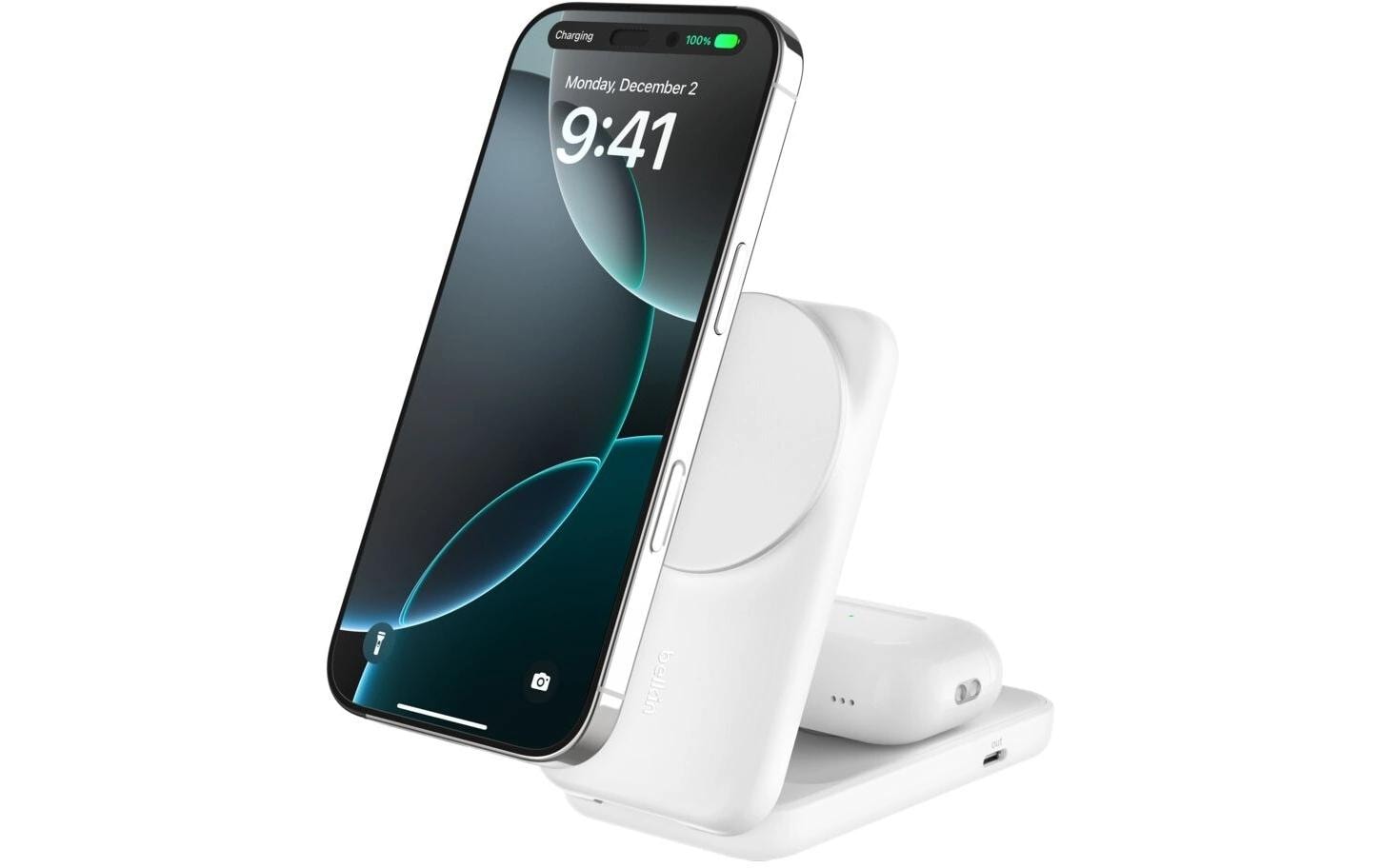 Belkin UltraCharge Ladestation – 25 W, Qi2, magnetisch, klappbar