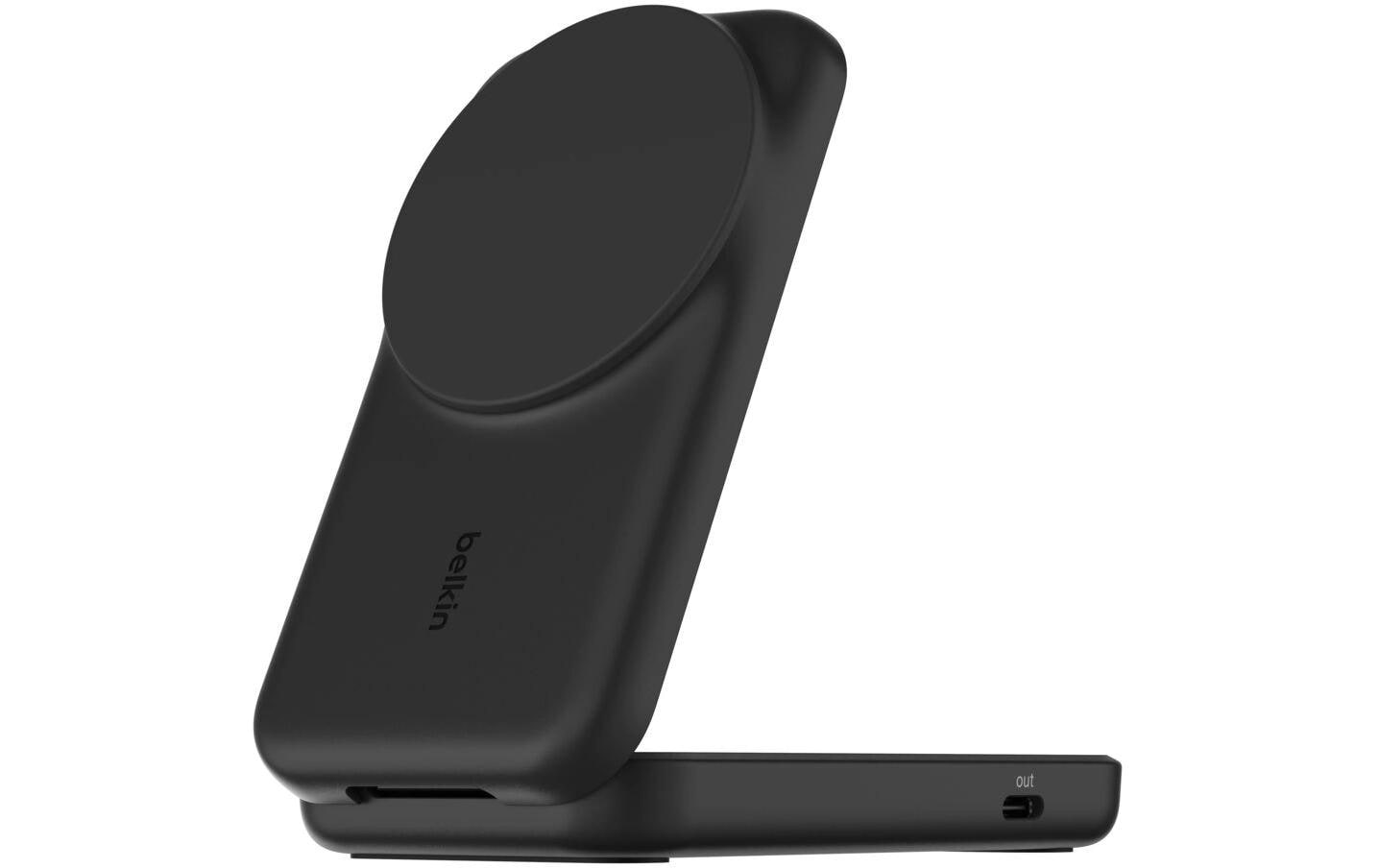 Belkin UltraCharge Ladestation – 25 W, Qi, magnetisch, 2-in-1, klappbar