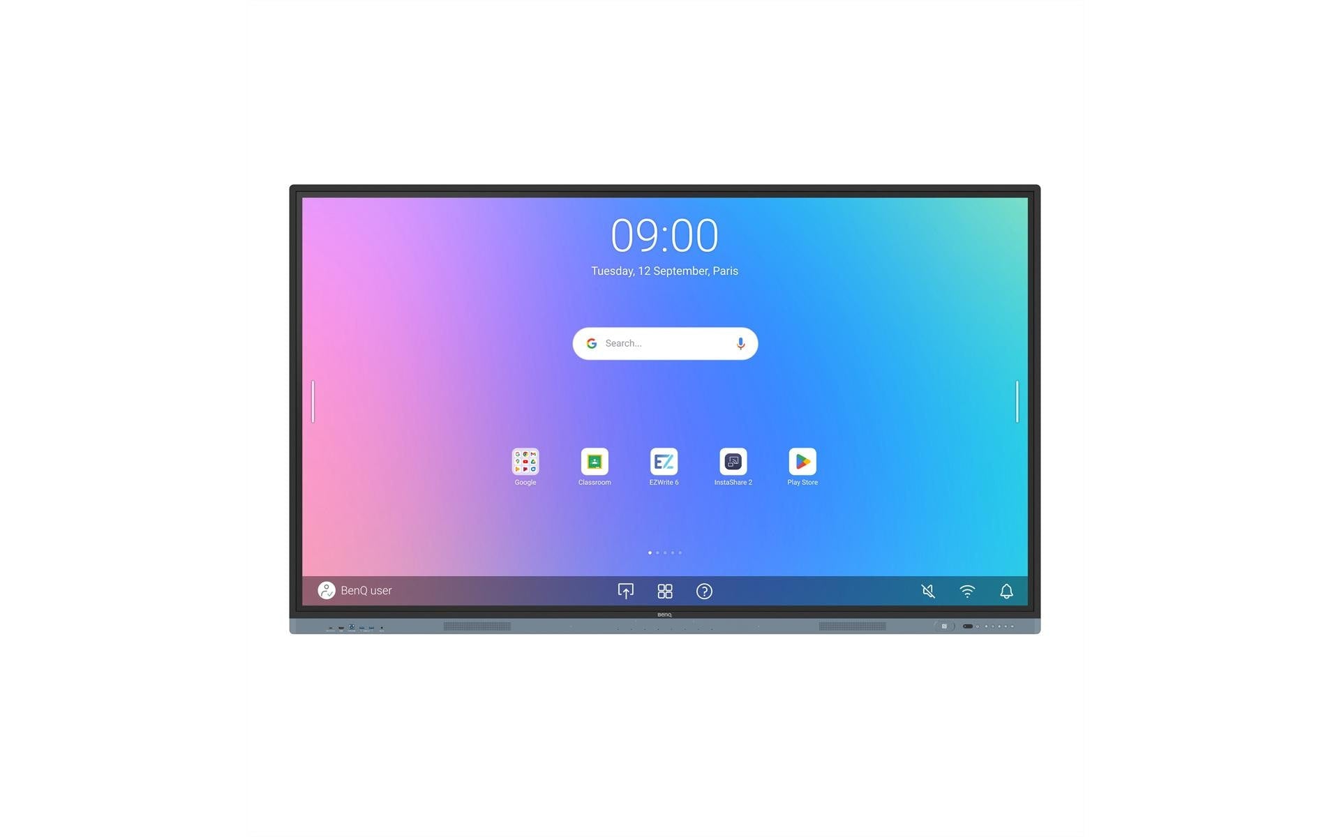 BenQ Whiteboard – 196.2 × 120.1 cm, Wandmontage