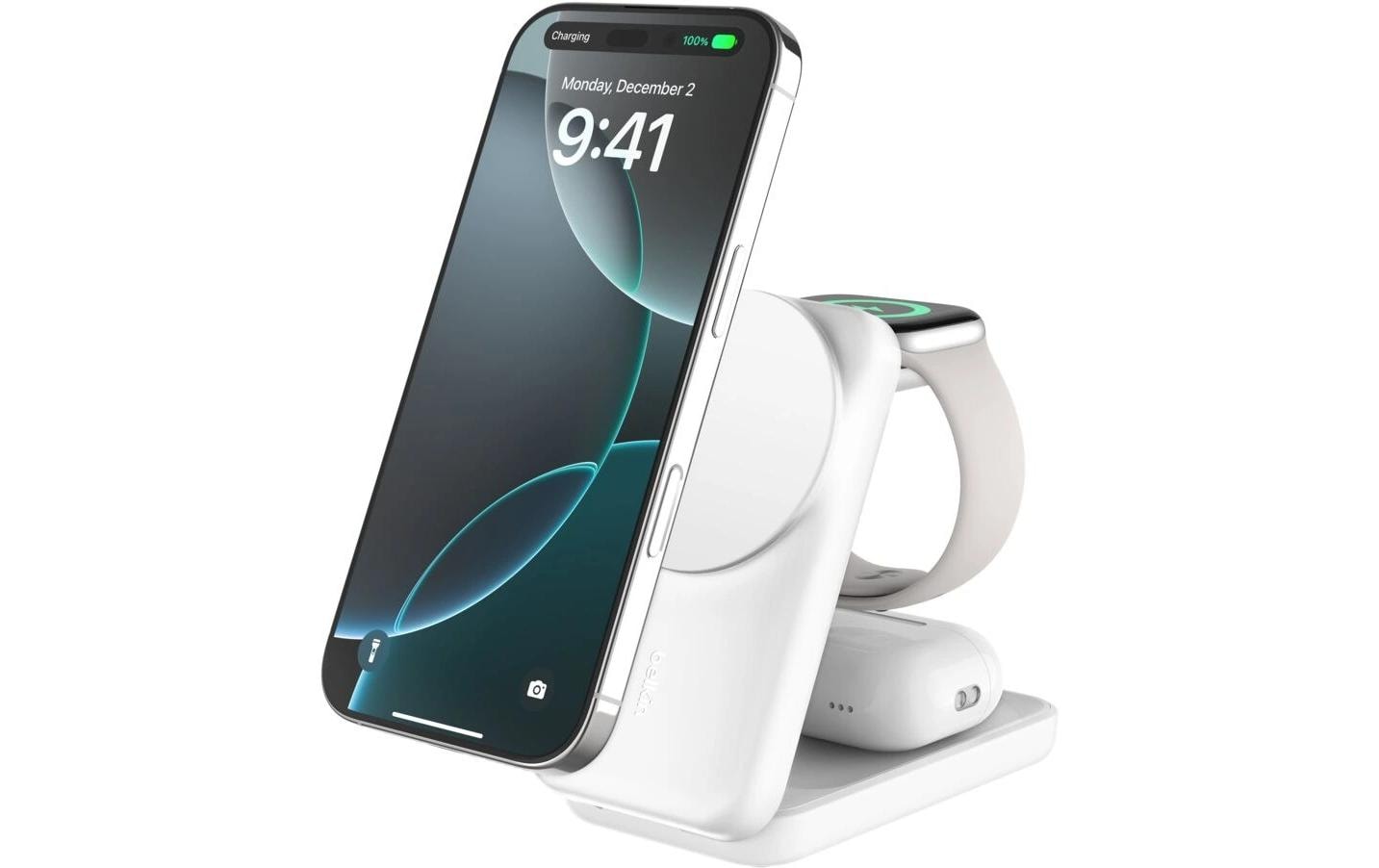 Belkin ULTRACHARGE Ladestation – 25 W, Qi2, magnetisch, klappbar