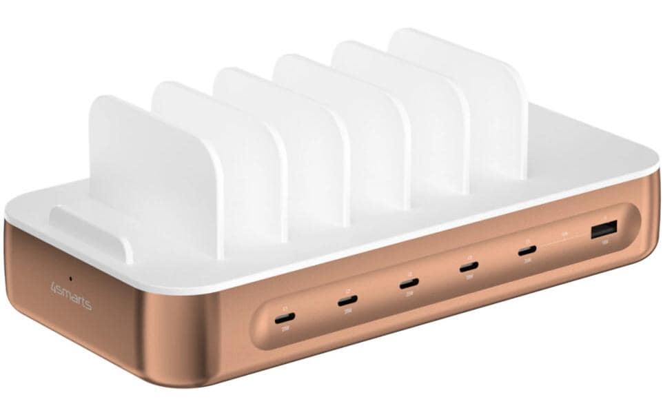 4smarts Team Ladestation – 5× USB-C + 1× USB-A – für Nintendo Switch, Smartphone, Tablet und mehr