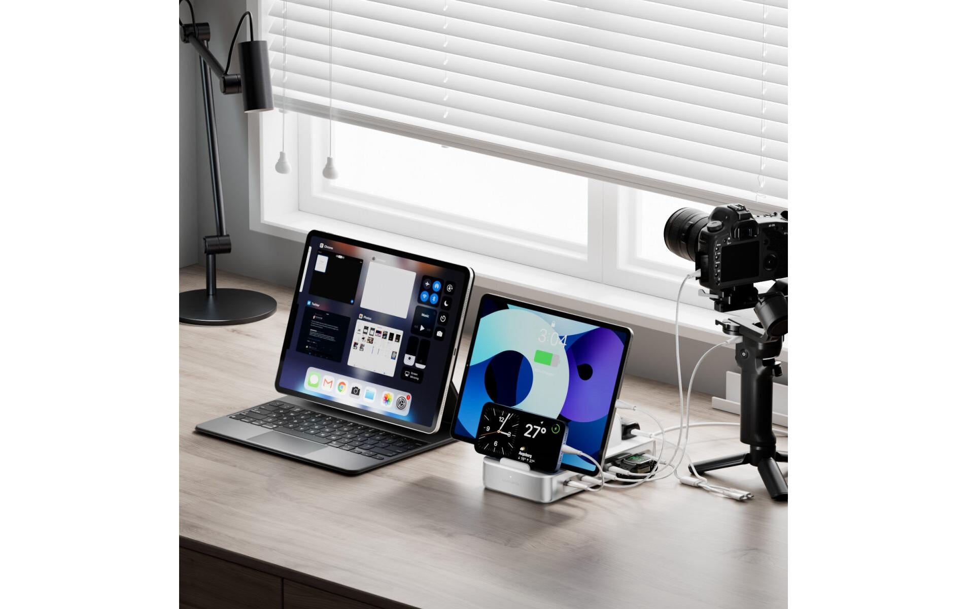 4smarts Ladestation – 5× USB-C + 1× USB-A – für Nintendo Switch, Universal, Smartphone und mehr