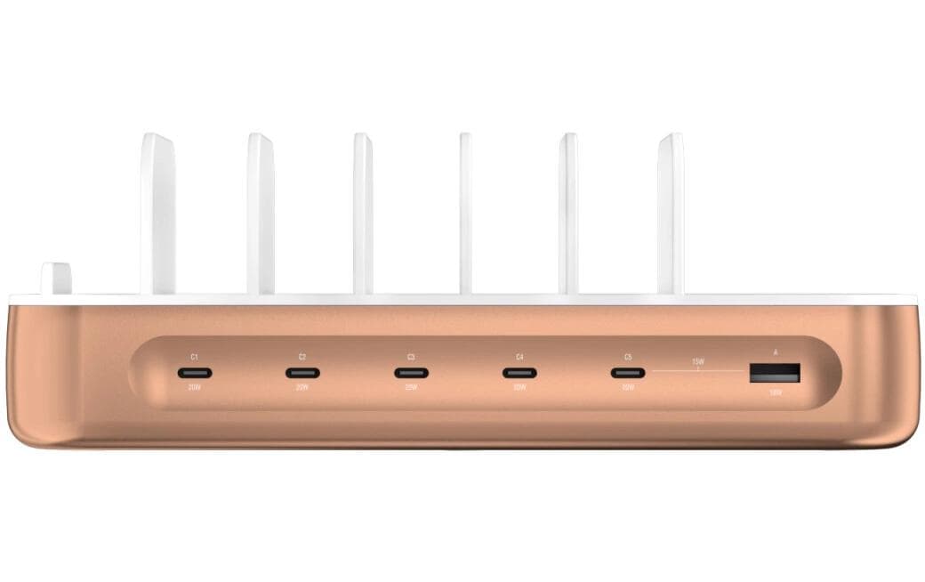 4smarts Team Ladestation – 5× USB-C + 1× USB-A – für Nintendo Switch, Smartphone, Tablet und mehr