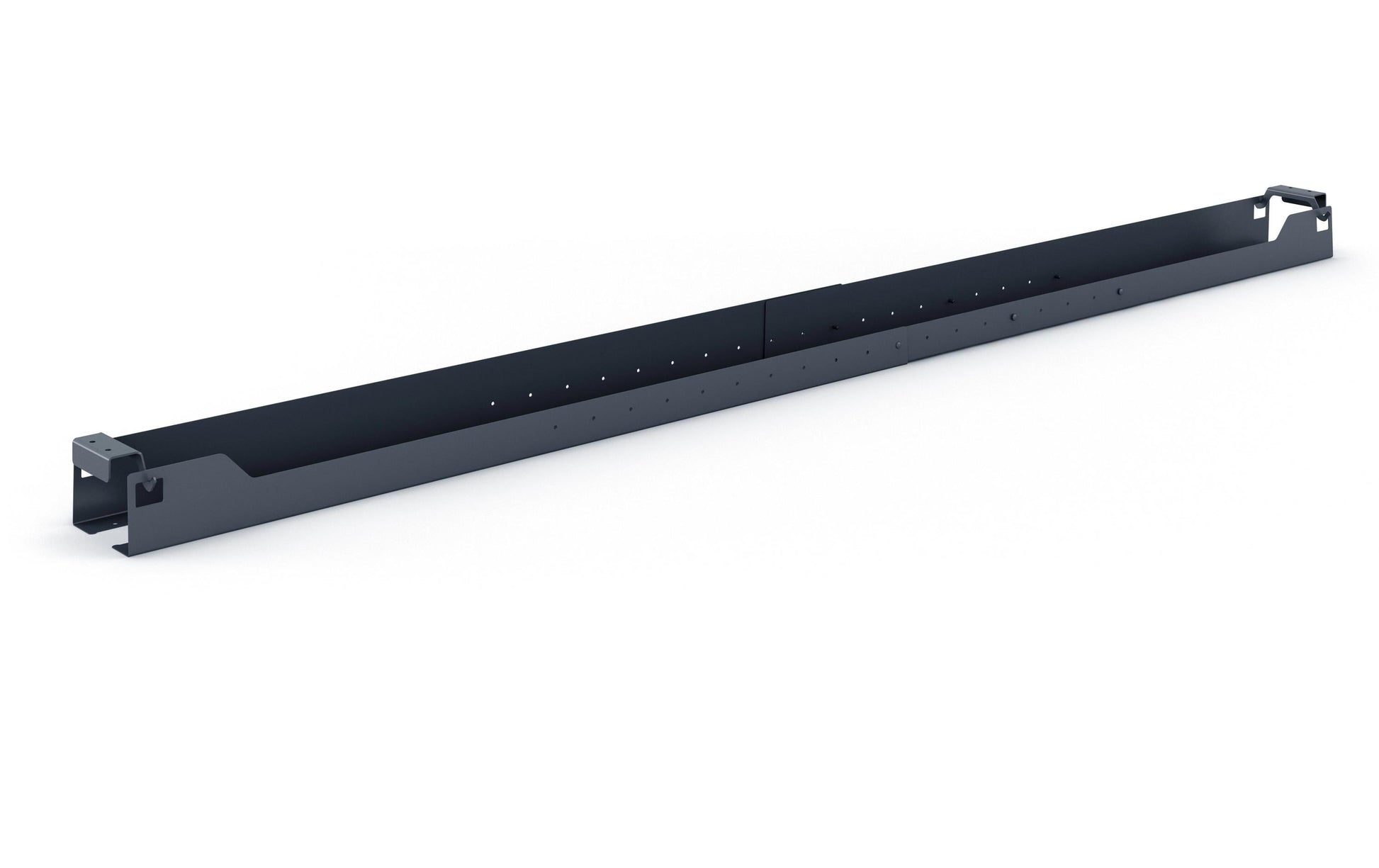 Actiforce Kabelwanne Stretch – ausziehbar 1,04–1,84 m, Metall, schwarz, bis 1 kg