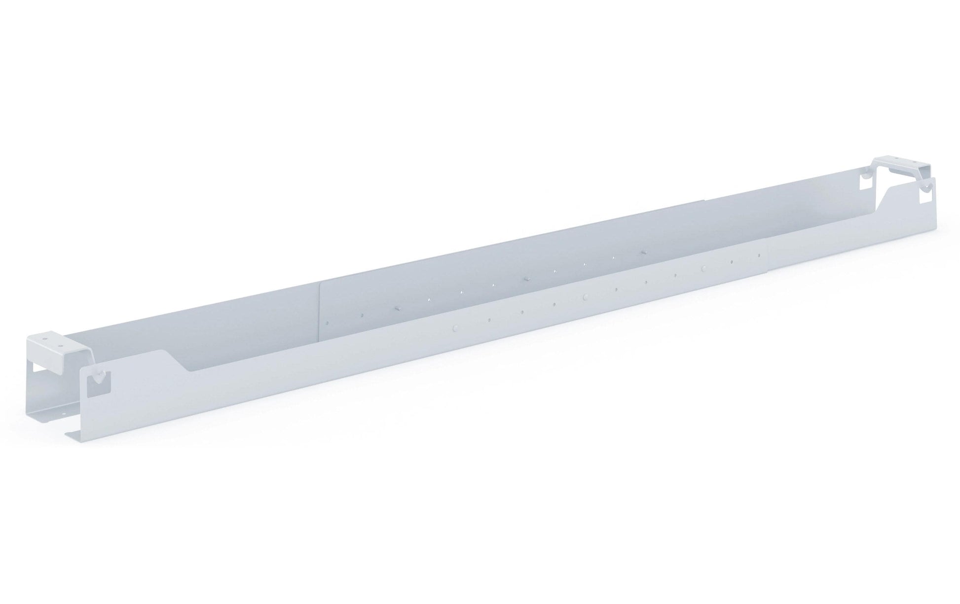 Actiforce Kabelwanne – Tragkraft 1 kg, ausziehbar, weiss, Metall, L 1040–1840 mm
