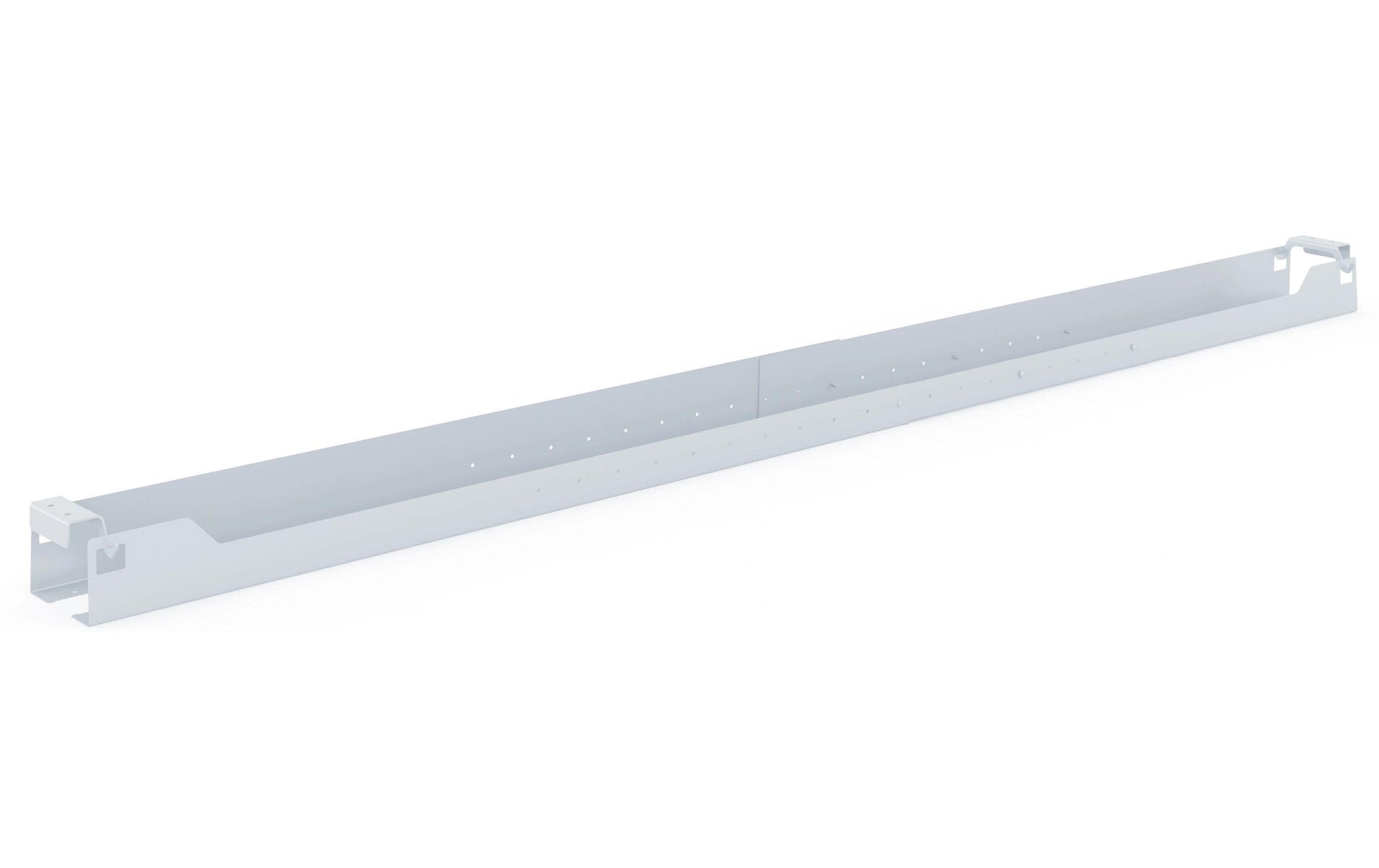 Actiforce Kabelwanne – Tragkraft 1 kg, ausziehbar, weiss, Metall, L 1040–1840 mm