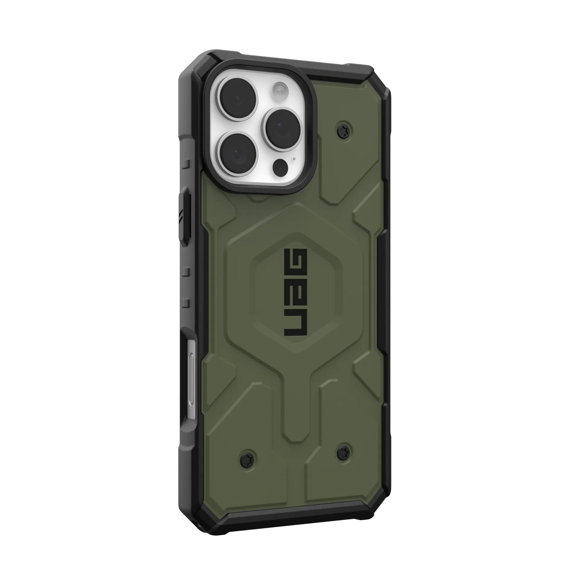Urban Armor Gear UAG – Pathfinder Backcover – für Apple iPhone 16 Pro Max – Olivgrün – TPU – MagSafe-kompatibel