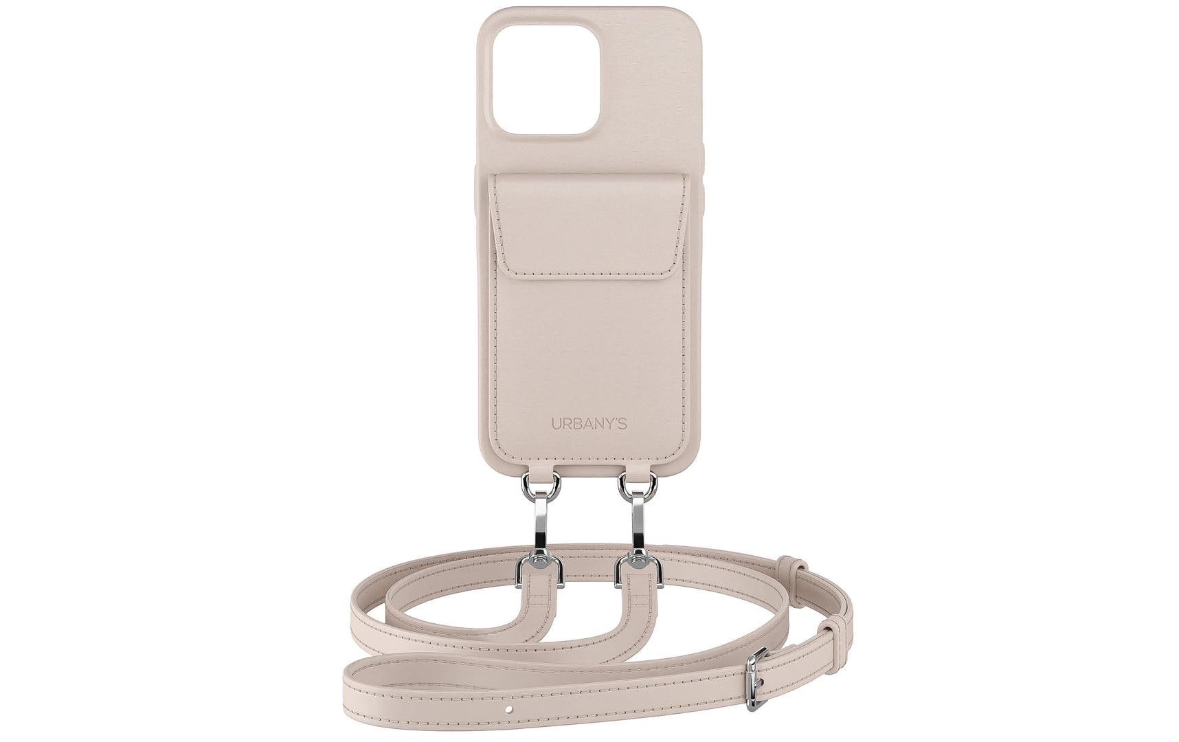 Urbany's Necklace-Hülle Beach Beauty – für Apple iPhone 17 – beige – mit Kartenfach