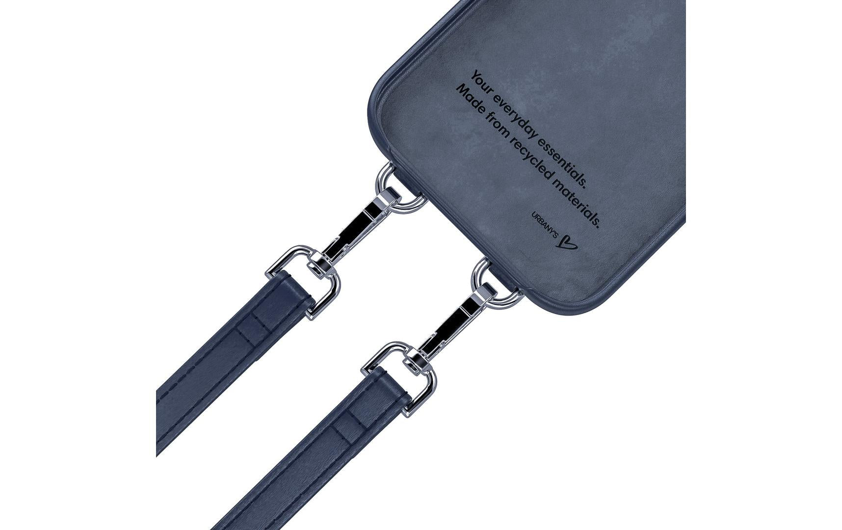 Urbany's Urbanys – Halskettenhülle – für Apple iPhone 17 Air – Deep Sea – mit Kordel