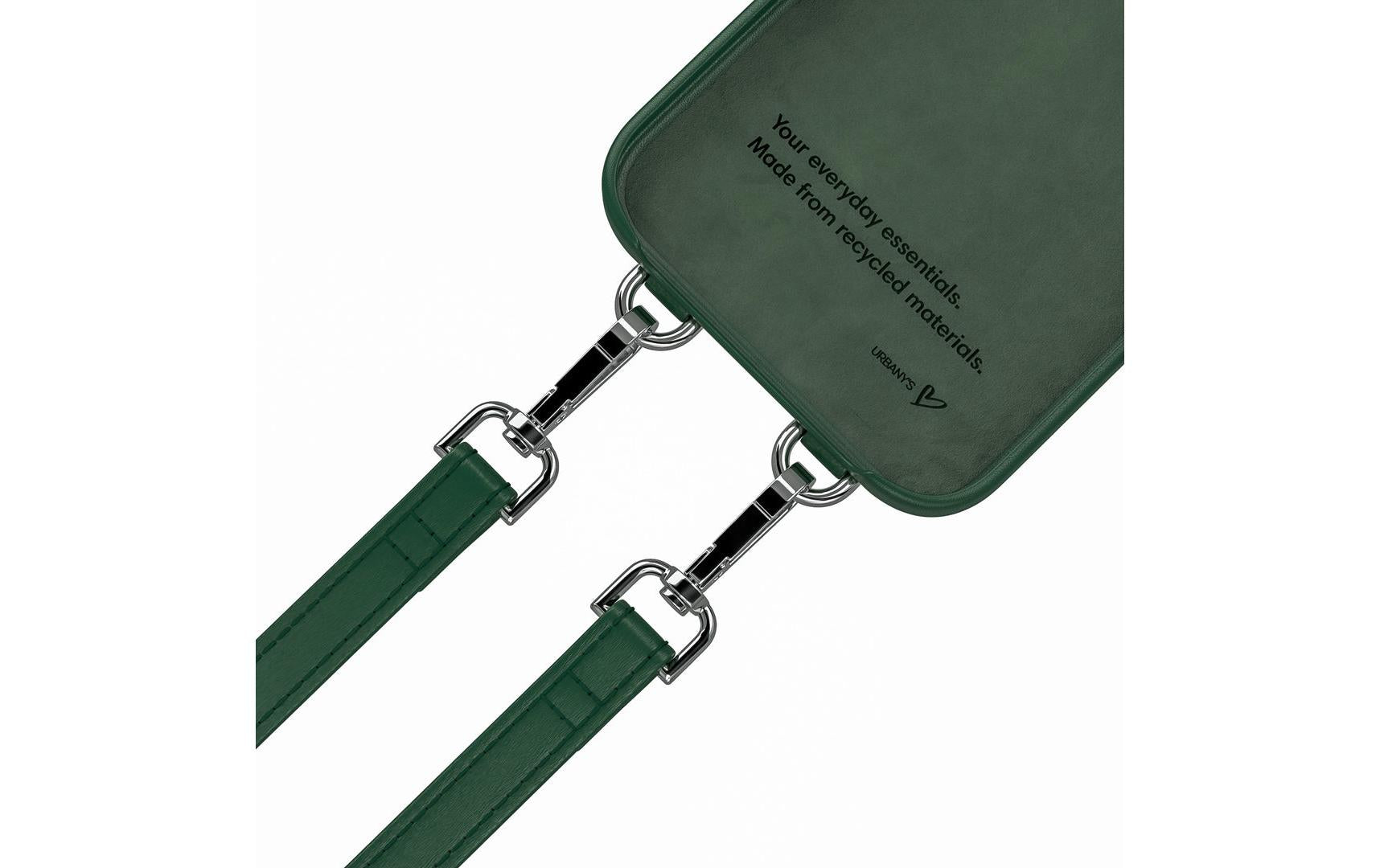 Urbany's Necklace-Hülle – für Apple iPhone 17 Pro Max – grün – mit Kartenfach, mit Kordel