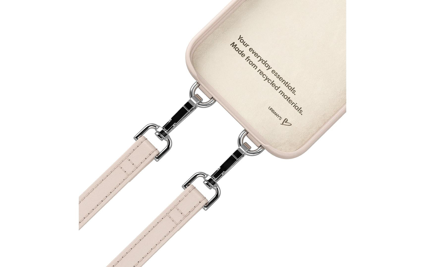 Urbany's Necklace-Hülle Beach Beauty – für Apple iPhone 17 – beige – mit Kartenfach