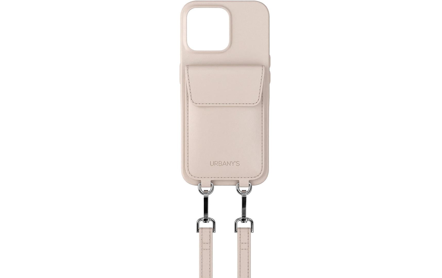 Urbany's Necklace-Hülle Beach Beauty – für Apple iPhone 17 – beige – mit Kartenfach