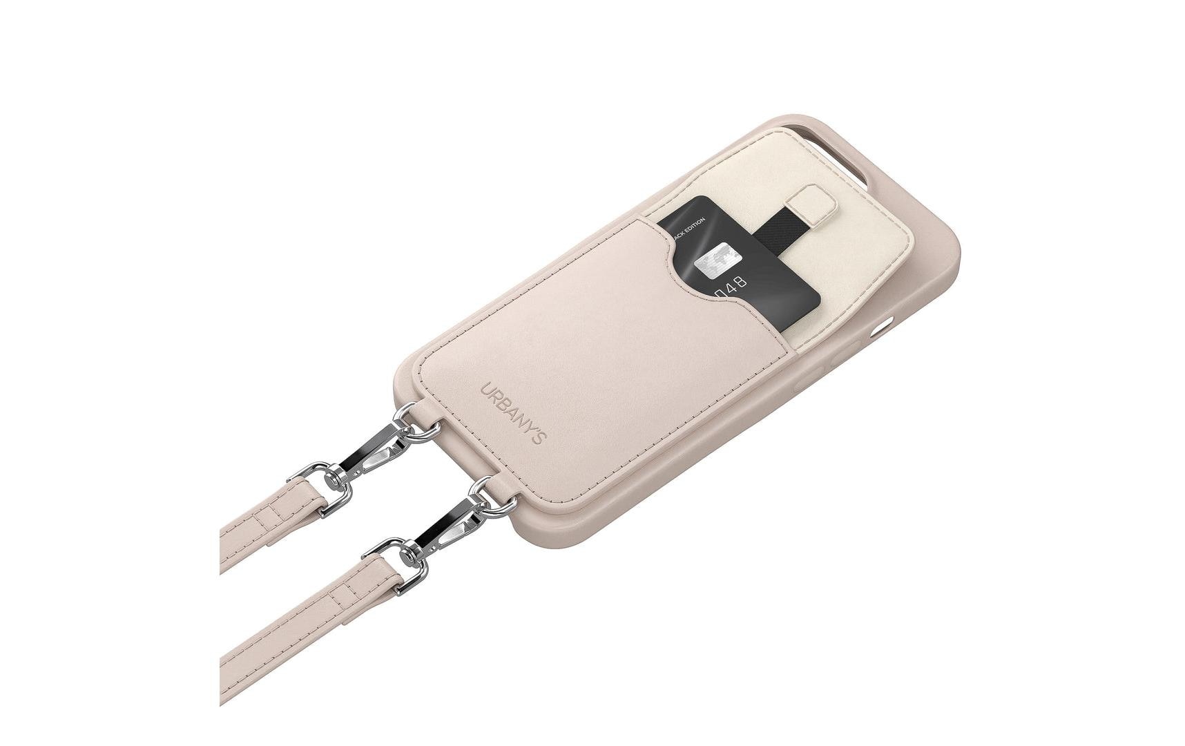 Urbany's Necklace-Hülle Beach Beauty – für Apple iPhone 17 – beige – mit Kartenfach
