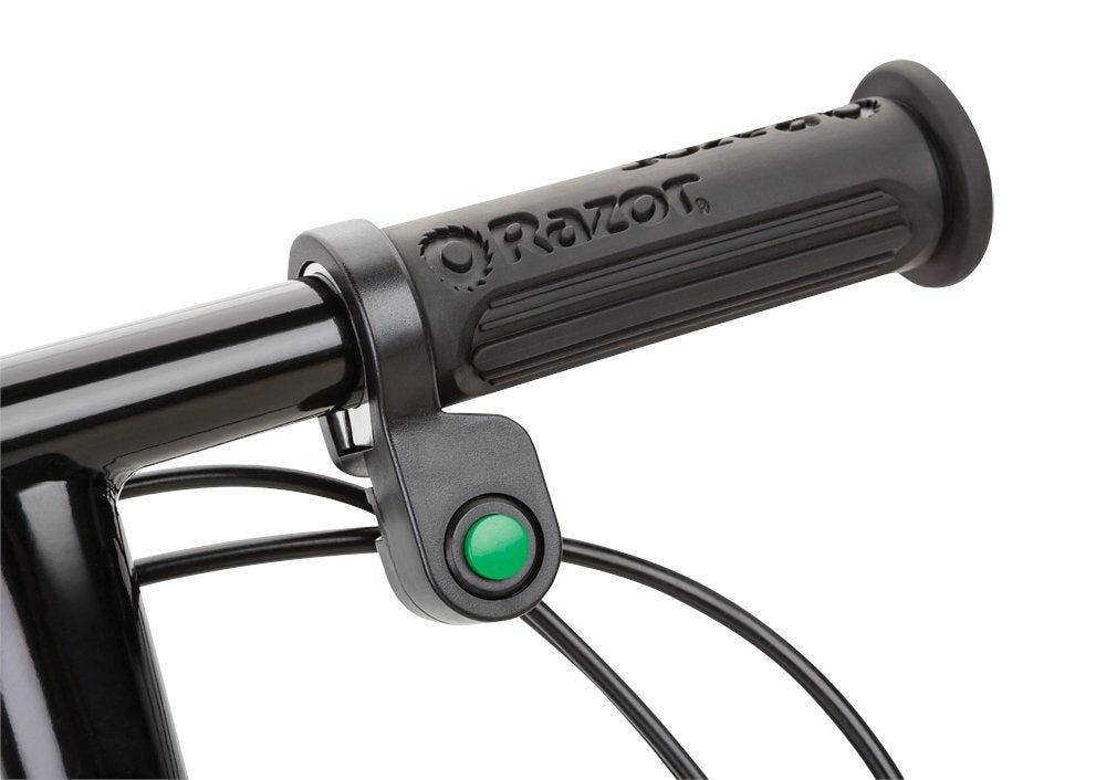 Razor Power Core E90 – E-Scooter – 90 W, 16 km/h, Reichweite bis 24 km, 80 Wh, schwarz/grün