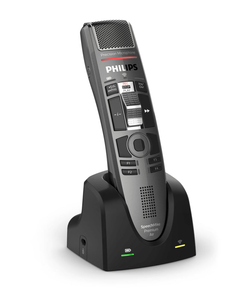 Philips SpeechMike Premium Air SMP4010 – Diktiergerät, USB & Micro-USB, Anthrazit