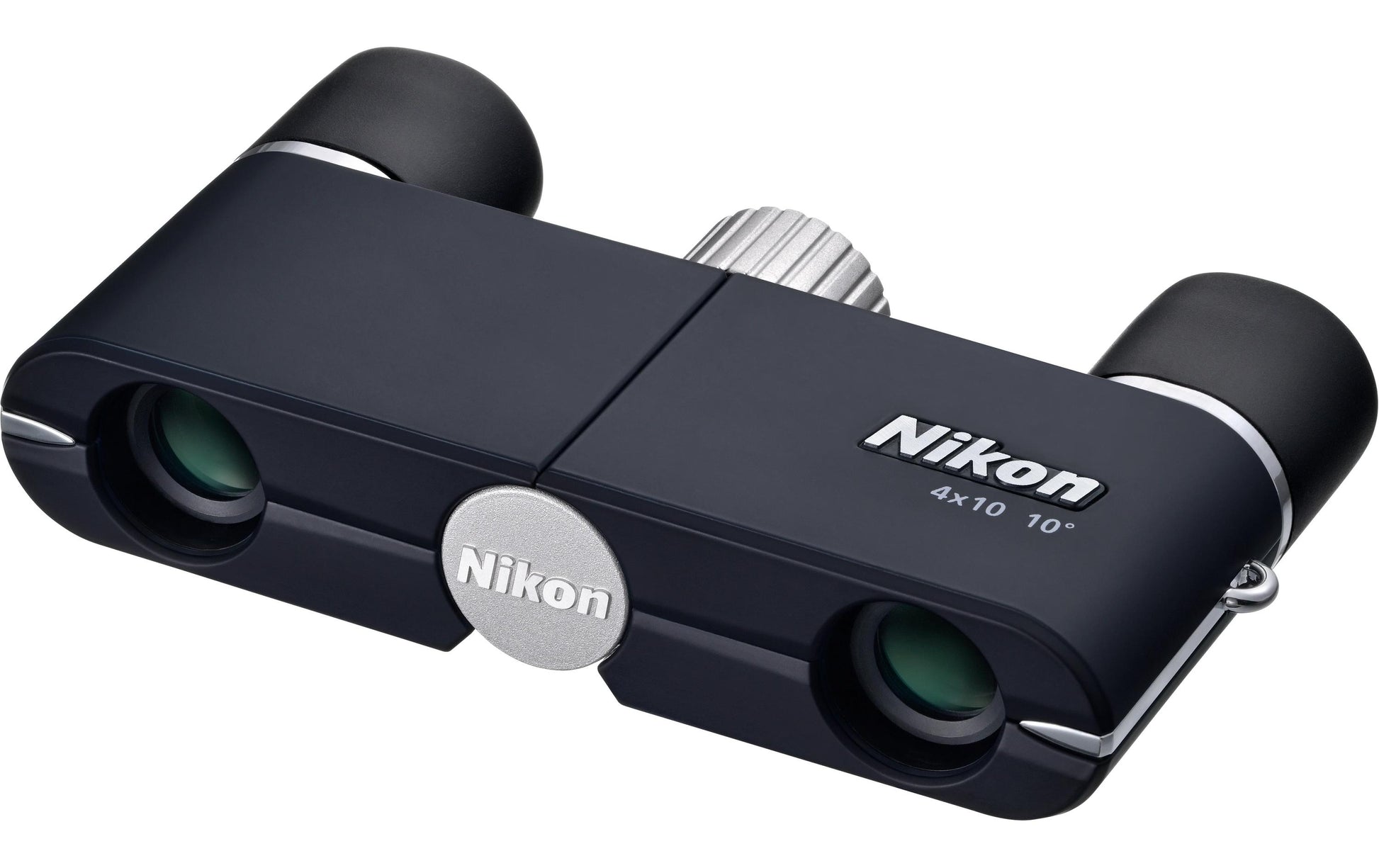 Nikon Fernglas 4x10 DCF Dunkelblau – Naheinstellgrenze 1,20 m, Sehfeld 175 m/1000 m, Dachkantprismen, 65 g