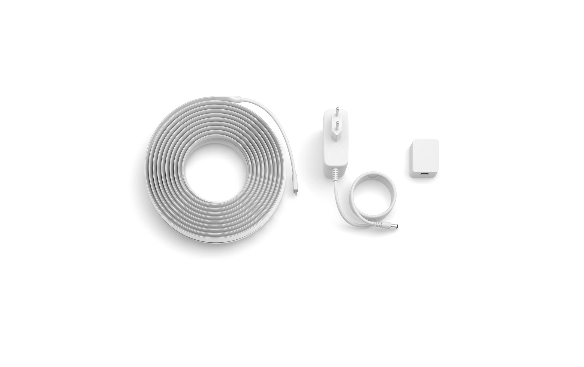 Philips Hue Lightstrip LED Flux Gradient 10 m – Bluetooth – RGBW – 2'000 lm 20 W – IP20 – weiss, Silikon