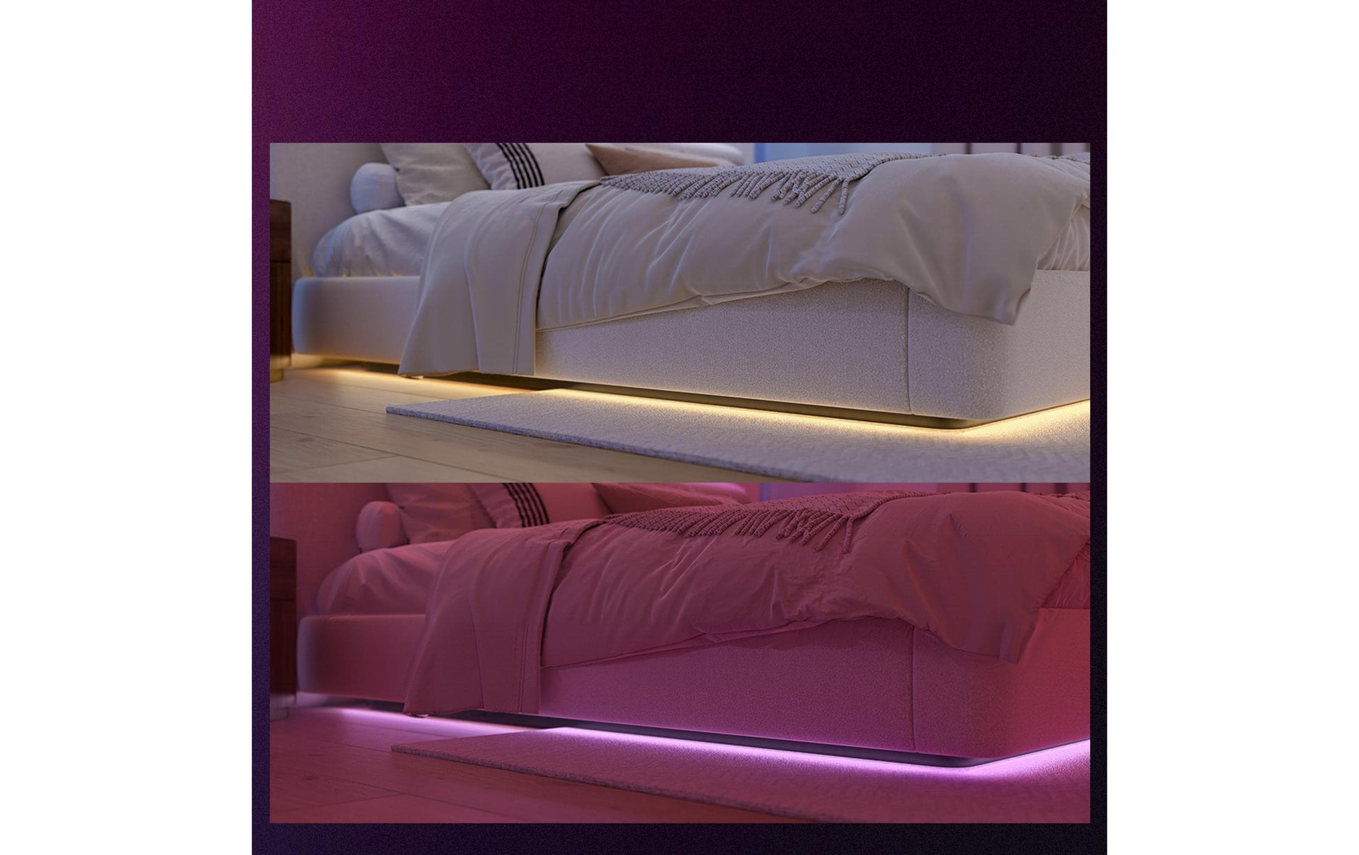 Philips Hue Lightstrip LED Flux Gradient 10 m – Bluetooth – RGBW – 2'000 lm 20 W – IP20 – weiss, Silikon