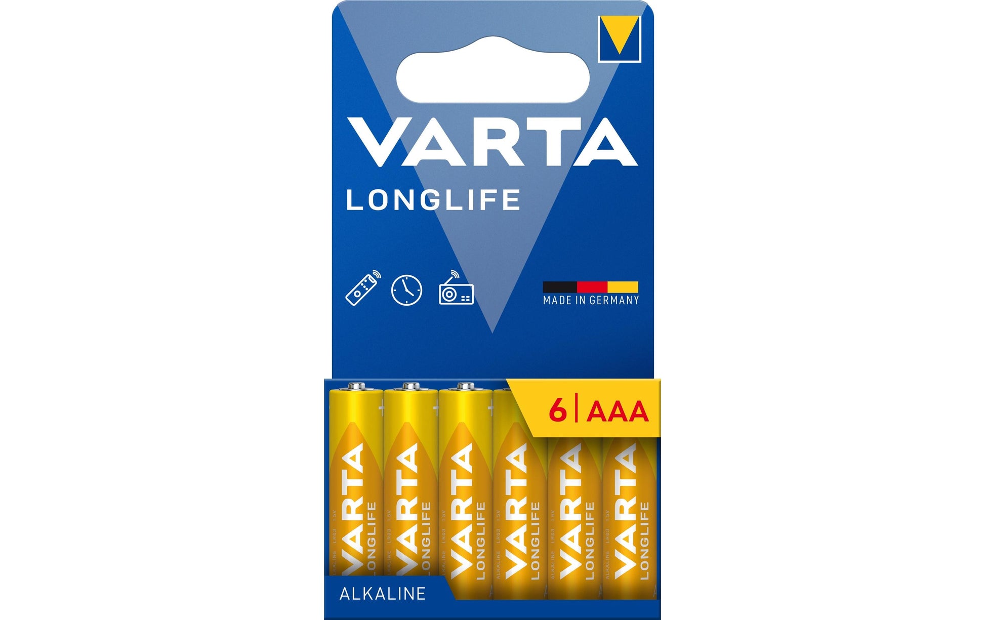 VARTA – AAA Batterien, Alkaline, 1,5 V – 6 Stk.