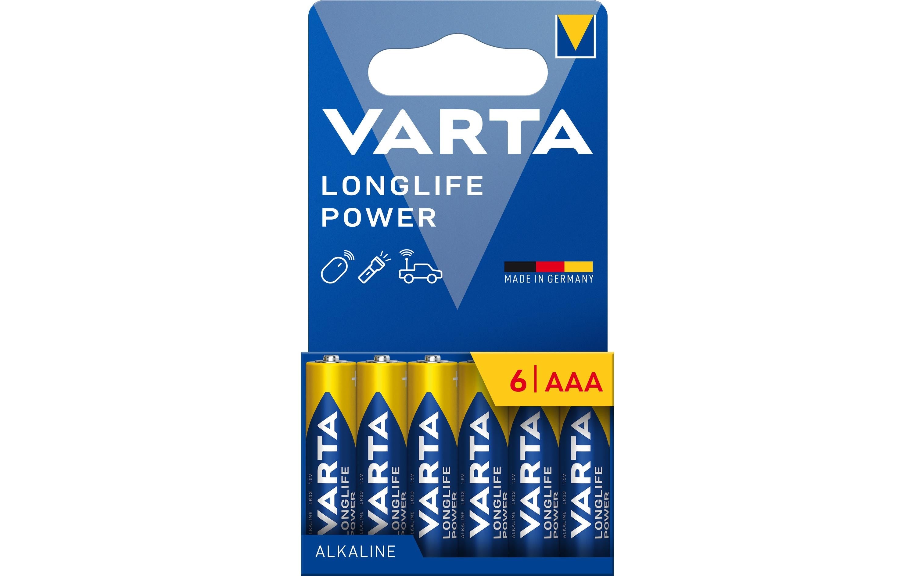 Varta Longlife Power Akku 1,5 V Alkali-Mangan