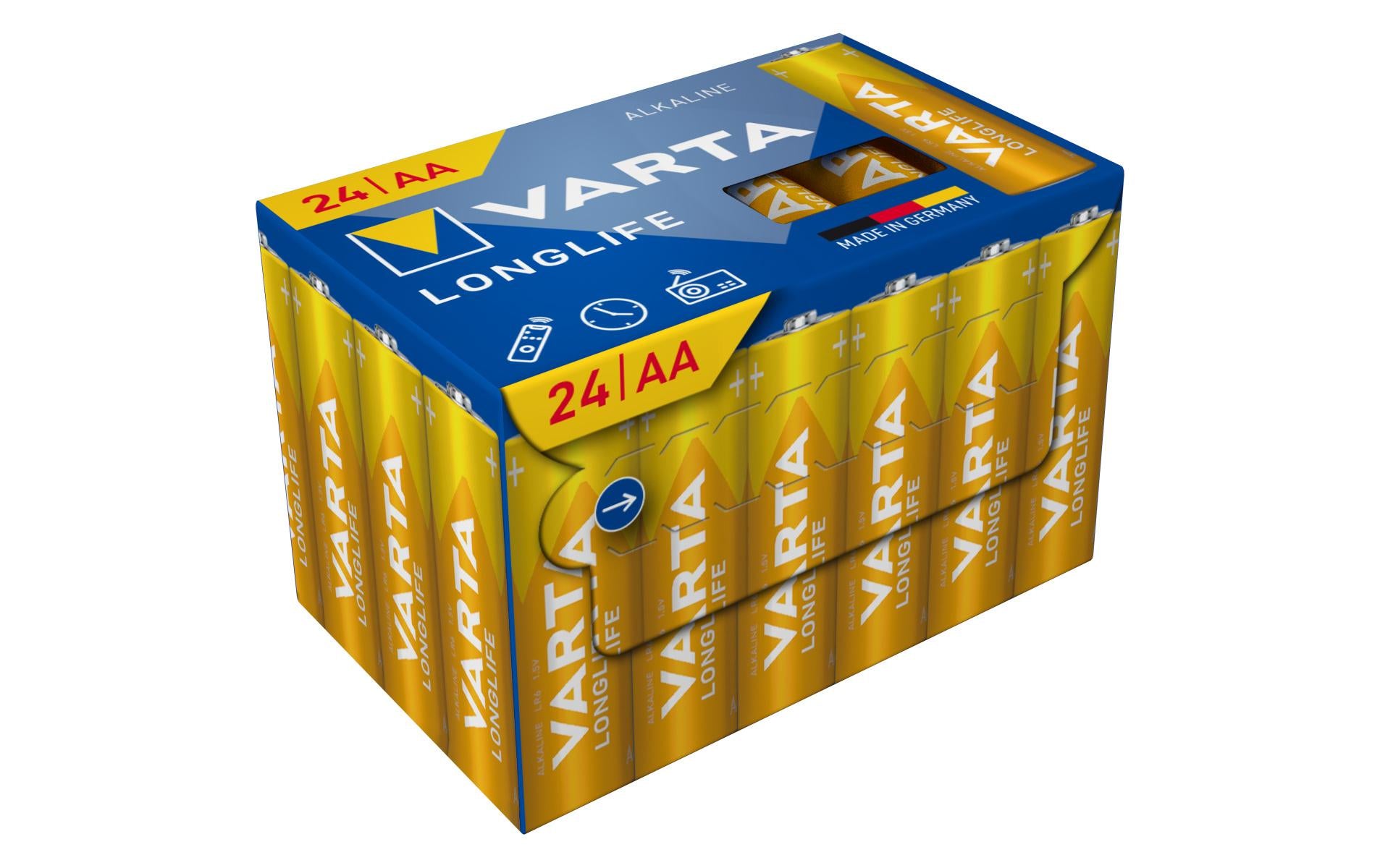 Varta AA Batterien, Alkaline, 1,5 V – 24 Stk.