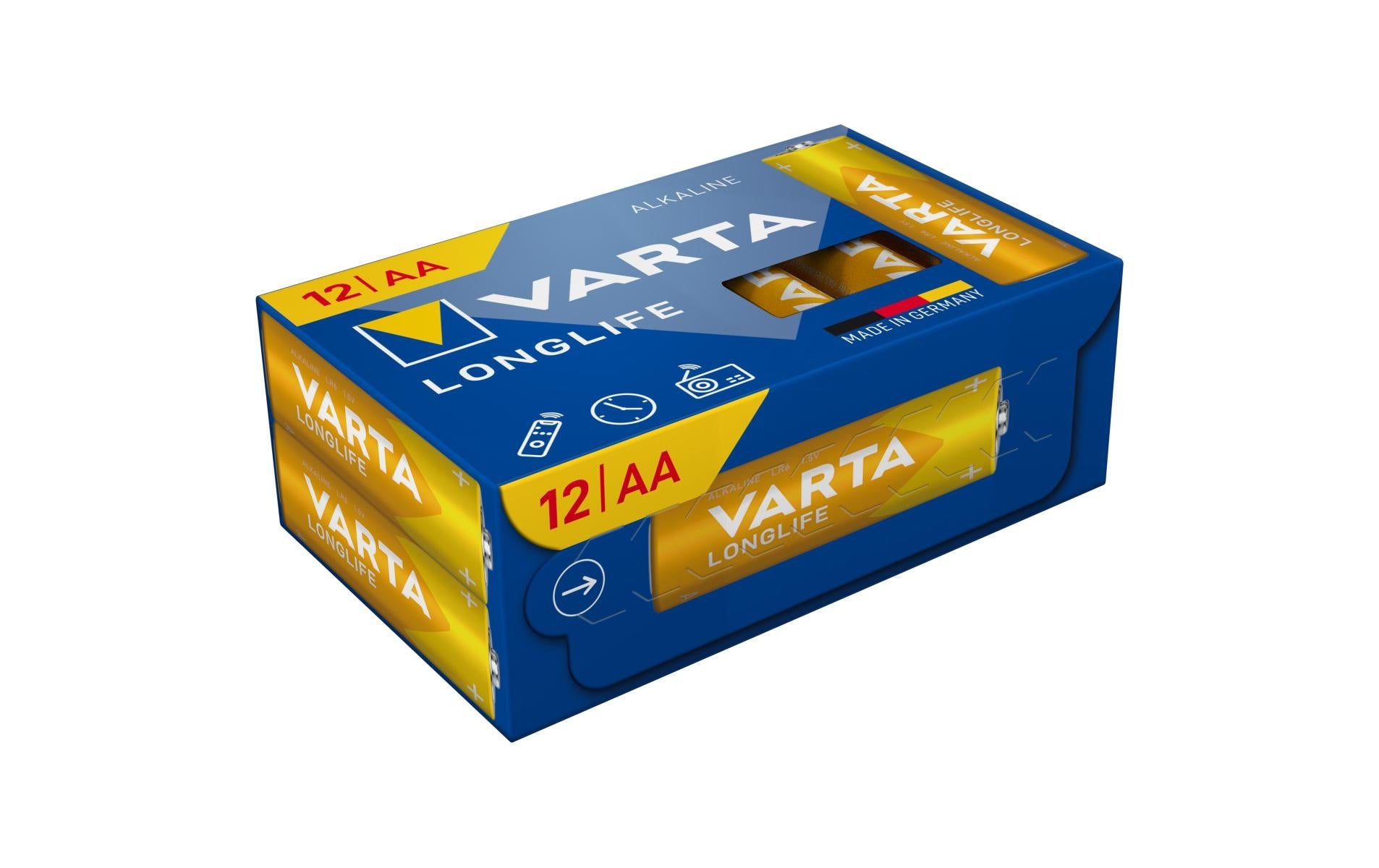 Varta AA Batterien, Alkaline, 1,5 V – 4 Stk.
