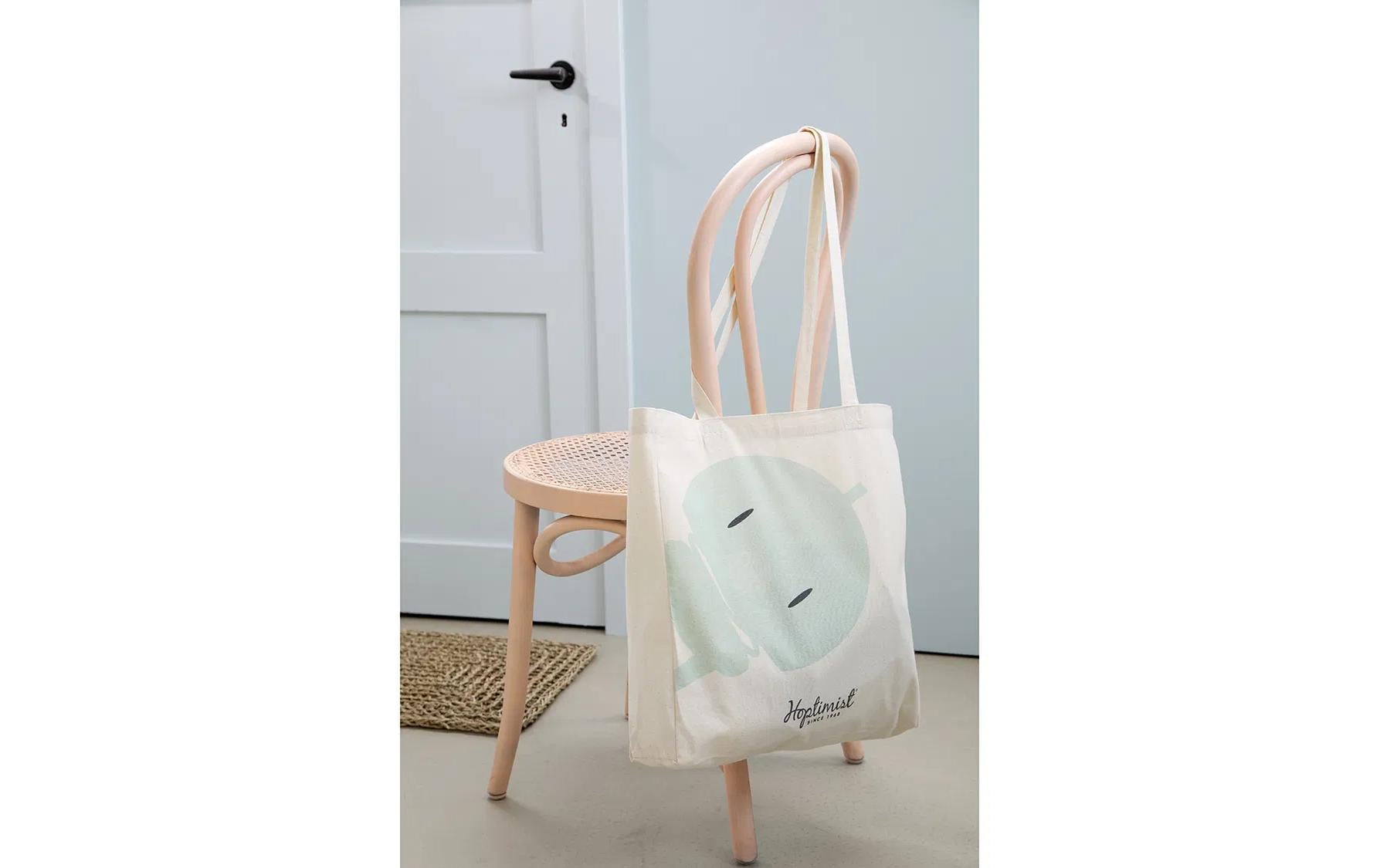 Hoptimist Stofftasche, Baumwolle, Blau, 400×460×3 mm