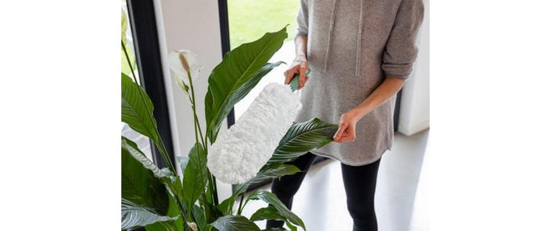 Leifheit Superduster XL Staubwedel – Mikrofaser – Weiss/Türkis